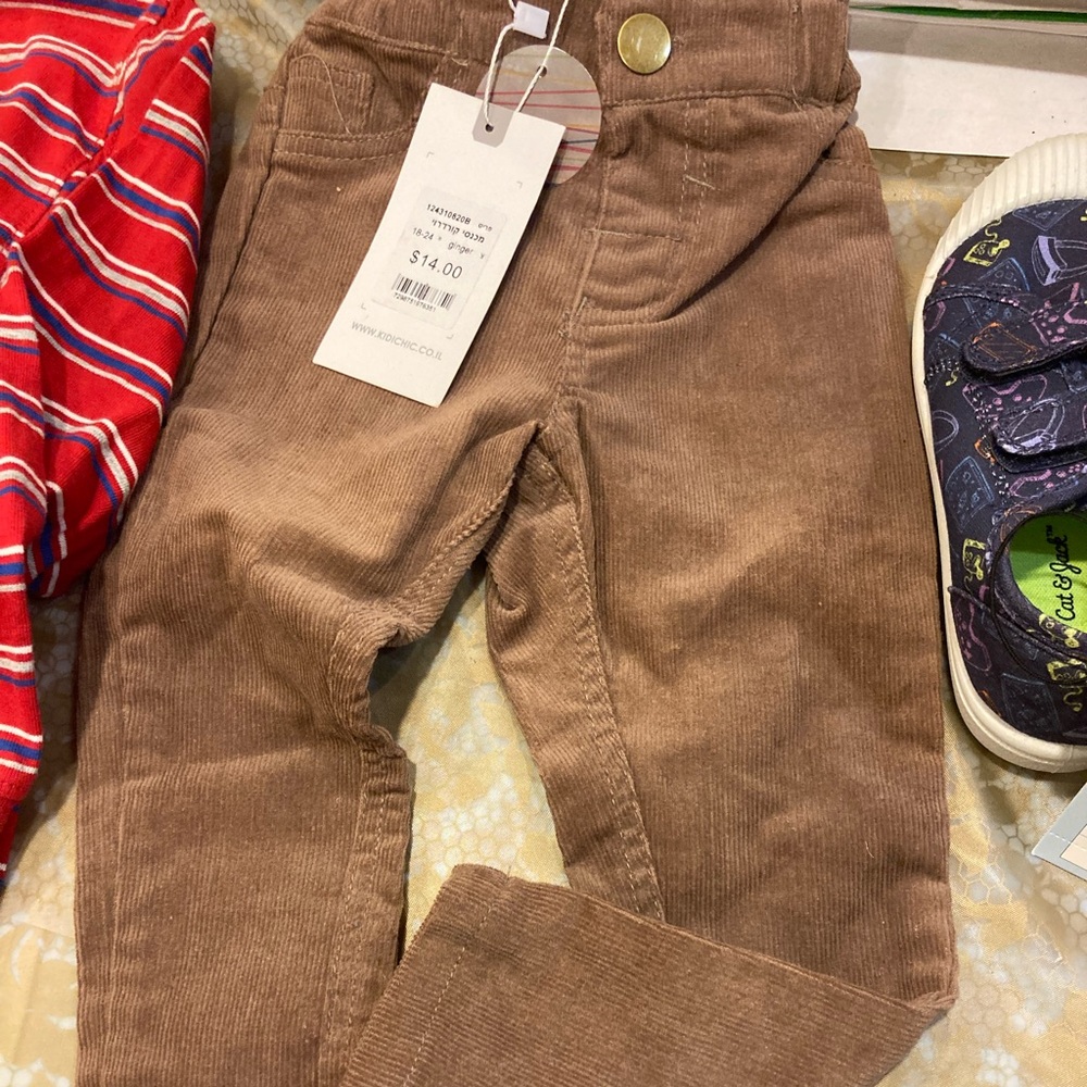 Kidichic Baby Corduroy Pants for Toddlers 18-24 months new with Tags